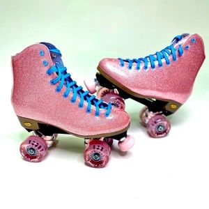 Sure-Grip Stardust pink Glitter Roller Skates 150 OBO